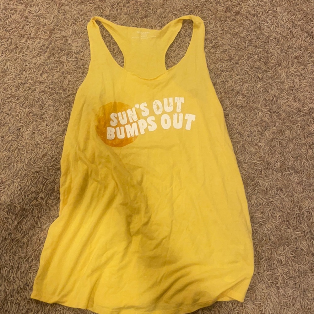 Maternity racer back tank